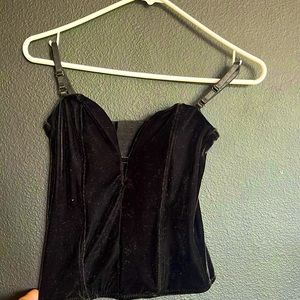 Black corset top